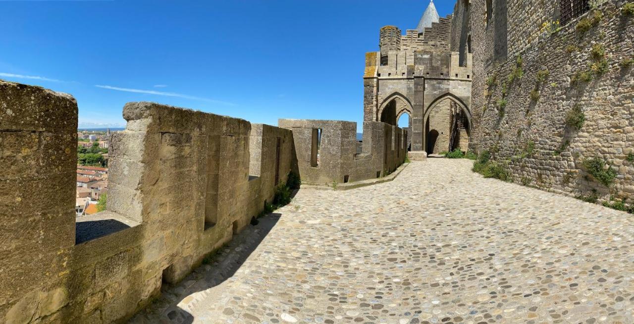 Tout Confort ! Calme, Climatisation, Parking Gratuit, Grande Terrasse, Ascenseur, Wifi Каркассонн Екстер'єр фото