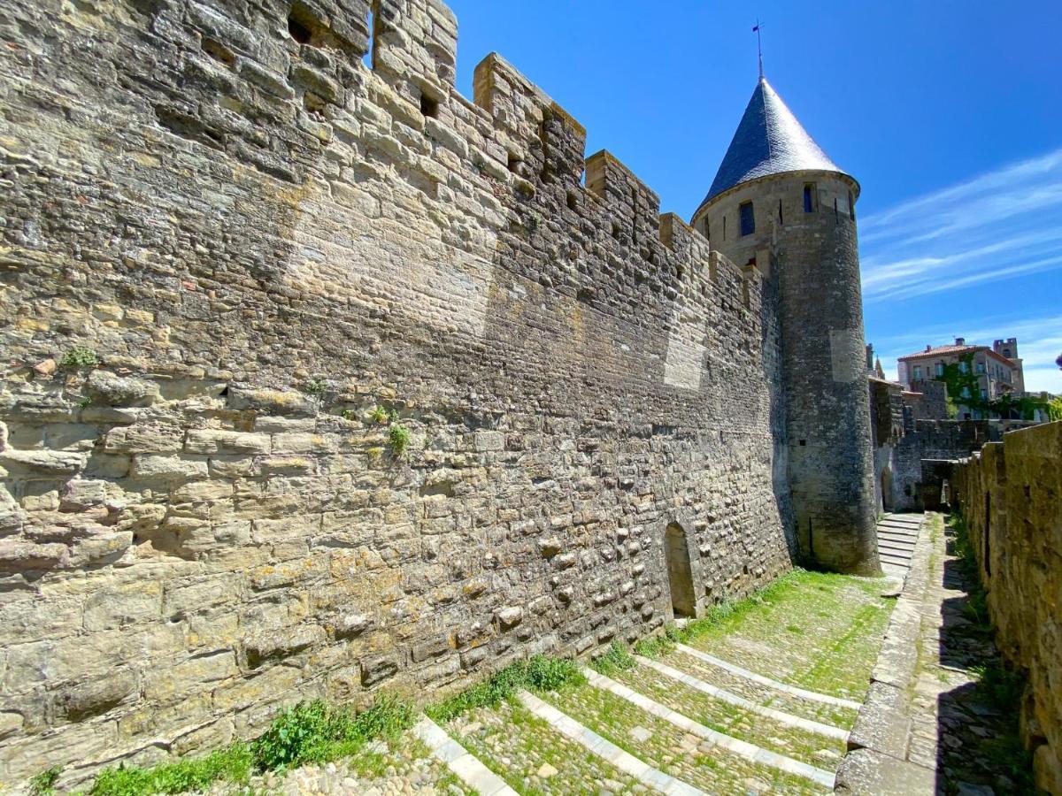 Tout Confort ! Calme, Climatisation, Parking Gratuit, Grande Terrasse, Ascenseur, Wifi Каркассонн Екстер'єр фото